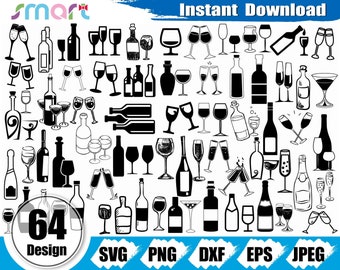 Download Wine Bottle Svg Etsy