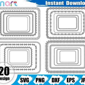 Zertifikat Rahmen svg, Border svg, Einladung Rahmen svg Diplom svg, Einladung Border svg png dxf Clipart Vektor geschnitten Datei Kontur cricut