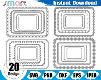 Certificate Frame svg, Border svg, Invitation Frame Svg Diploma svg, Invitation Border svg png dxf clipart vector cut file silhouette cricut