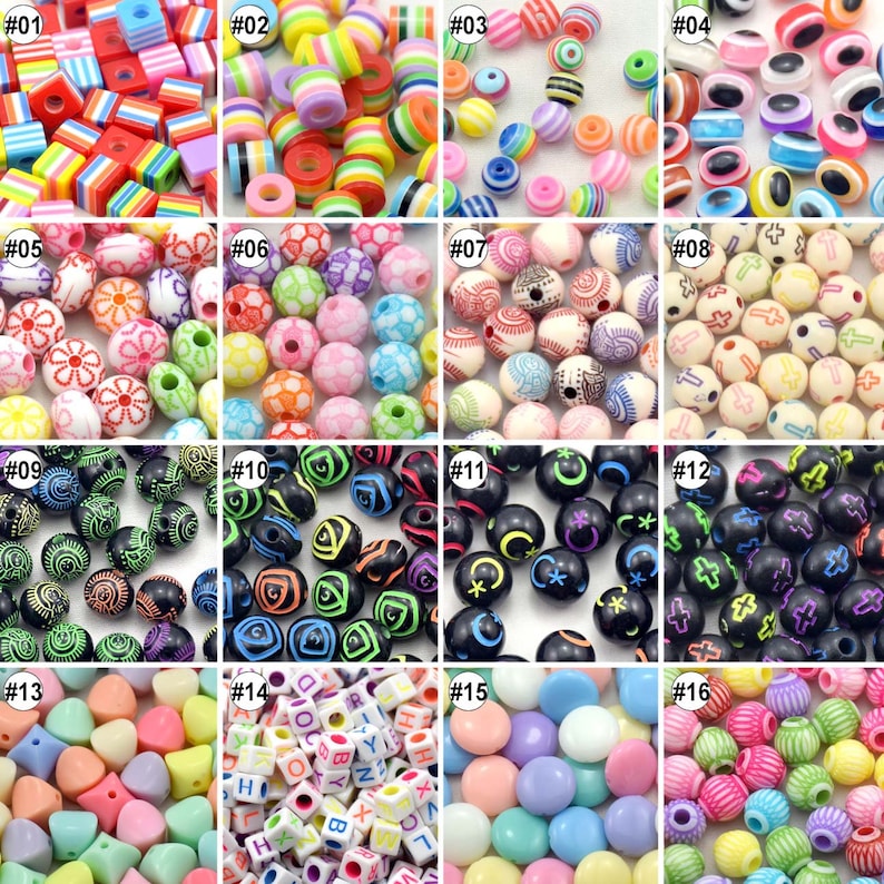 100//500pcs Mixed Colour Round Shape Wooden Beads Eco-friendly 10mm