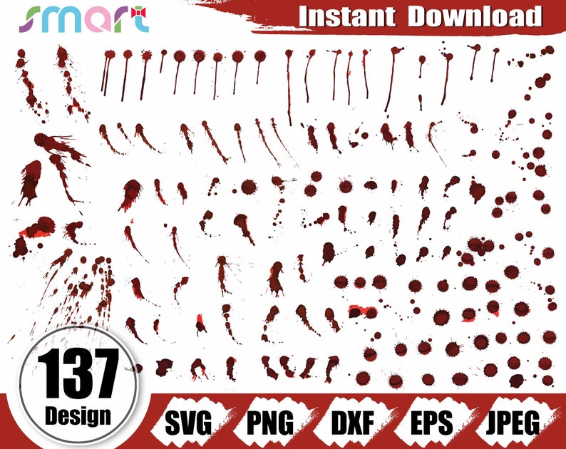 Download Blood Splatter Svg BundlePaint Blood Splatter svg clipart ...