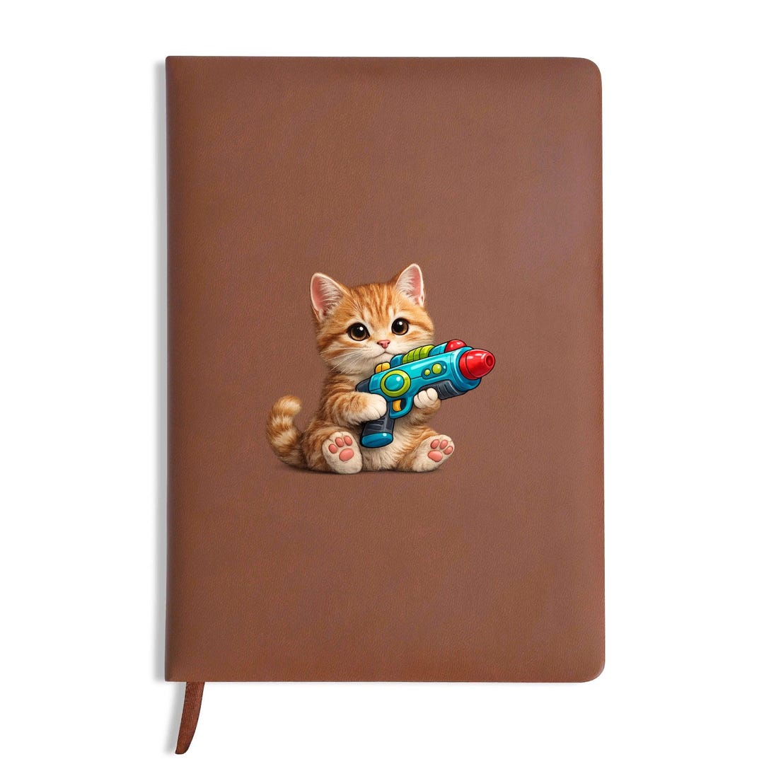 Cute Cat Notebook, Kawaii Kitty Journal, Funny Cat Writing Notebook ...