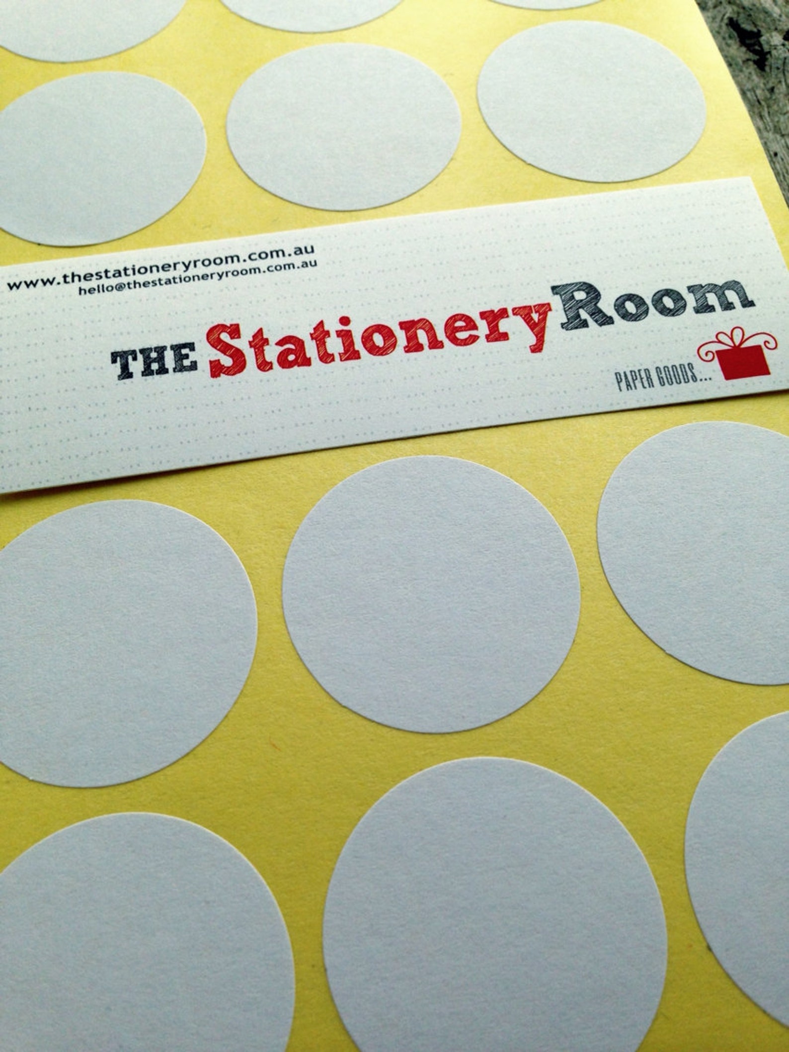 Kraft White Paper Seal Stickers 3cm round Label Sticker Etsy