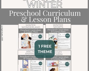 Planes de lecciones del programa de invierno para niños de 3 a 4 años en edad preescolar en casa. Actividad mensual de enero: aprendizaje práctico basado en el juego, manualidades STEM.