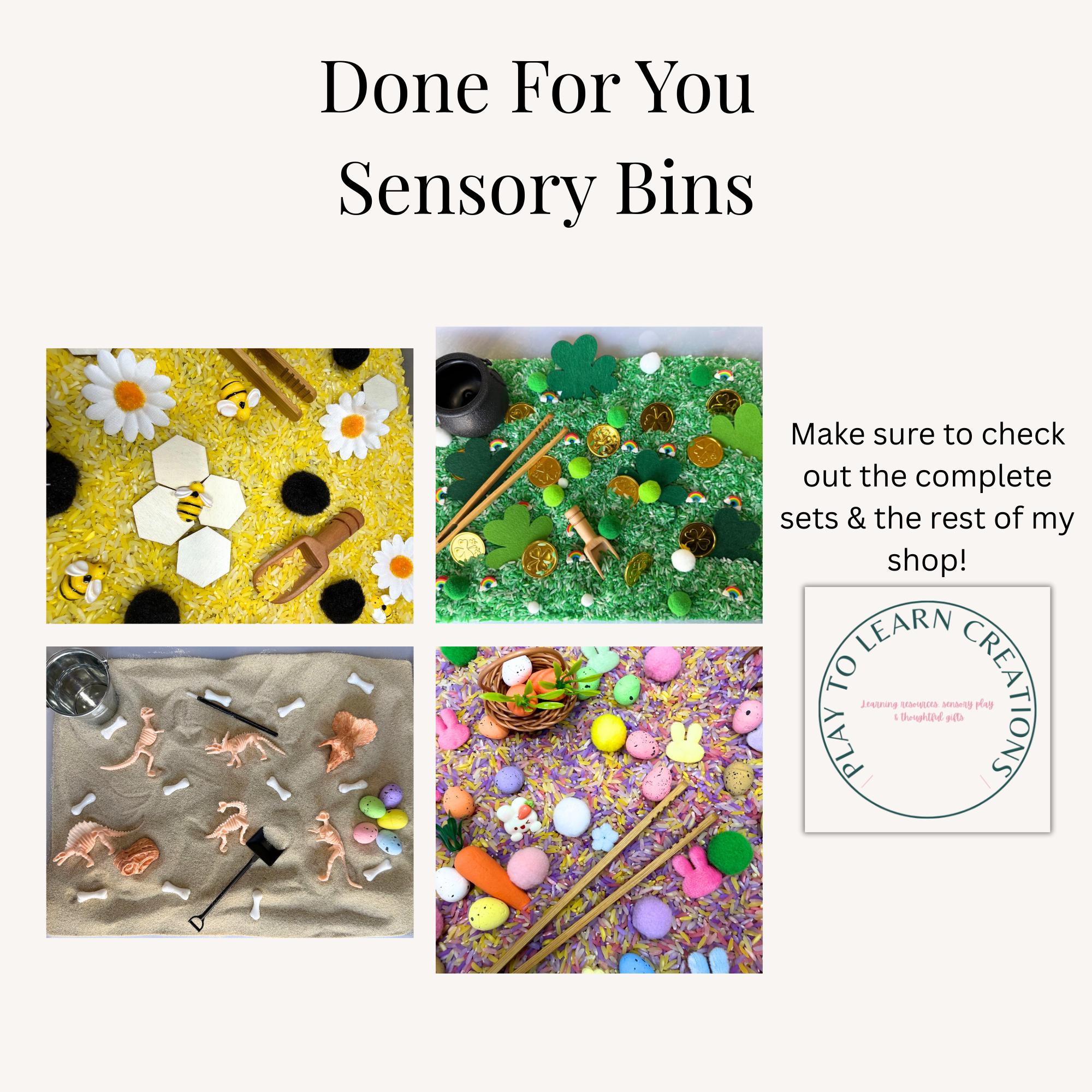 St Patricks Day Sensory Bin Theme Birthday Gift Idea for Kid Montessori ...