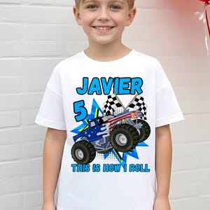 Monster Truck Birthday Shirt