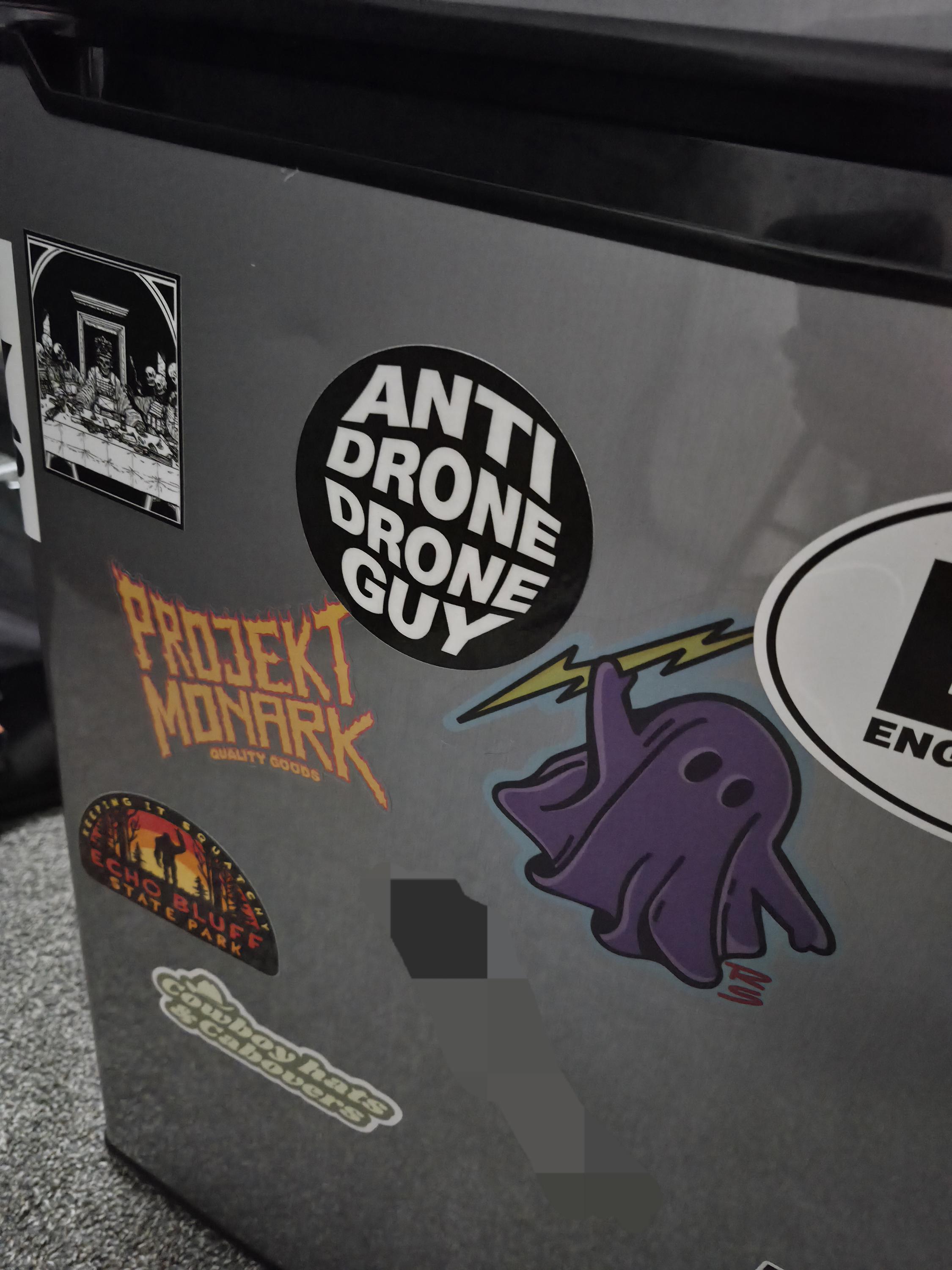 Anti Drone Drone Guy Sticker - Etsy