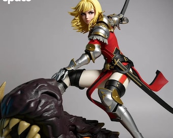 Cha Hae In 3D Model | Solo Leveling Anime Statue (Digital Download)