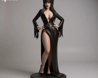 Estátua da Elvira, a Rainha das Trevas, em escala 1:6, modelo STL (Download Digital)