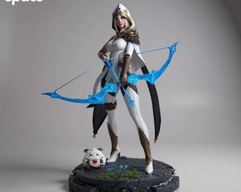Ashe STL Statue 1: 6 | League of Legends 3D Druck Modell (Digitaler Download)