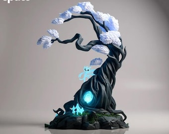 Modelo STL 3D de Ori and The Blind Forest / Diorama del Árbol Espiritual (Descarga digital)