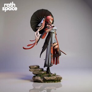 umbrella anime stl figure