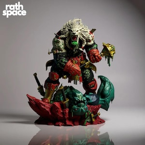 Battle Beast STL 3D Model 1/6 Scale | Savage Warrior Figure | Supported ...