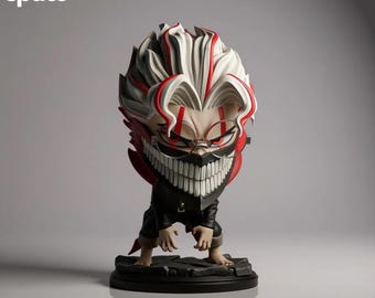 Okarun Chibi STL 3D Modell | Anime Figur Statue | Unterstützte & nicht unterstützte | Getrennt Version | Sofort Download