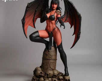 Modelo 3D da Deusa Vampira Purgatori em STL | Chaos Comics Escala 1:6 (Download Digital)