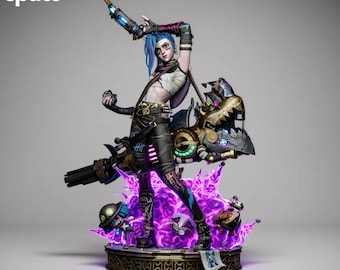 File di stampa 3D Jinx / Statua ispirata all'Arcano (STL pre-supportato)