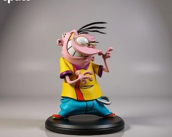 Eddy Cartoon Statue STL | 3D Print Collectible Model (Pre-Supported Files)