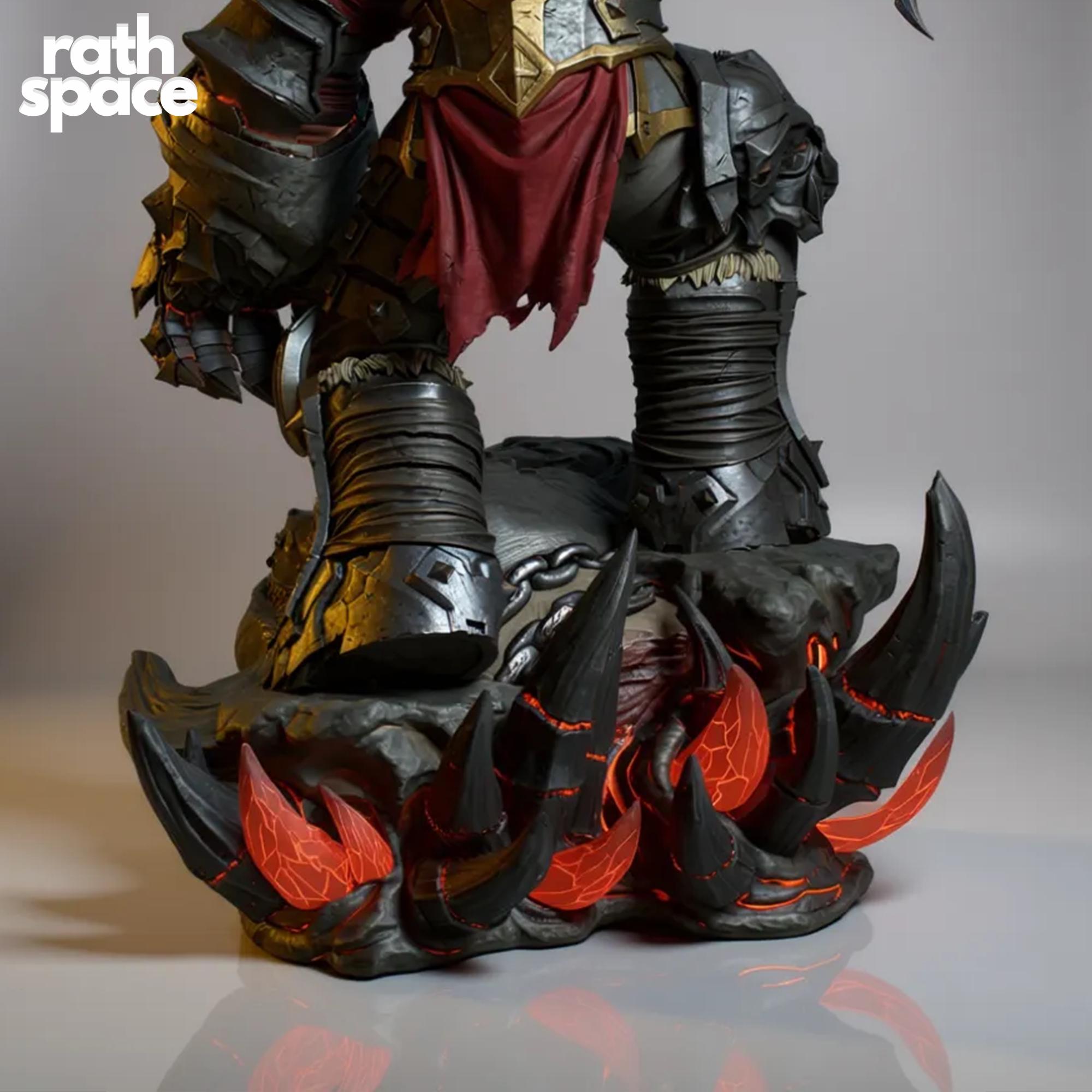 War Darksiders STL 3D Model | Fullsize + Bust | Pre-supported LYS ...