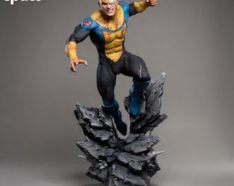 Invincible Fan Art Statue | Mark STL 3D Print Model (Pre-Supported, LYS + STL) Digital Download