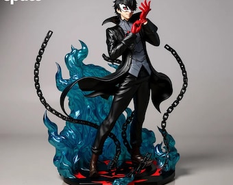 Joker Persona 5 STL 3D Model – Bust & Fullsize (Digital Download)