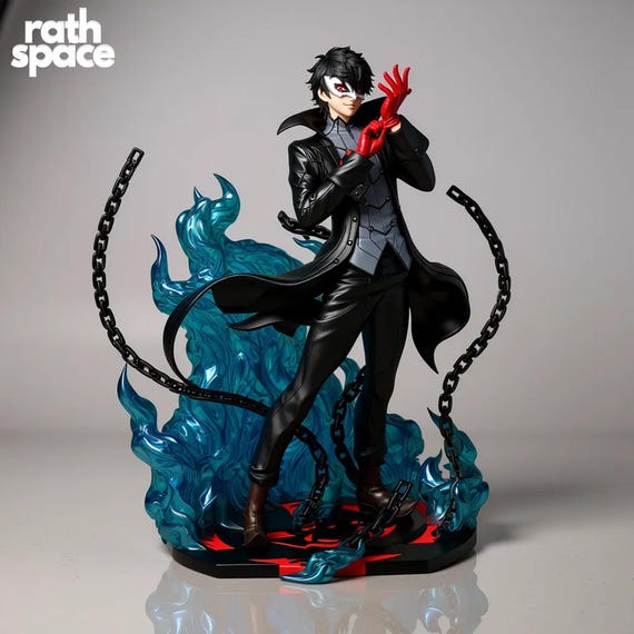 Joker Persona 5 STL 3D Model – Bust & Fullsize (digital Download