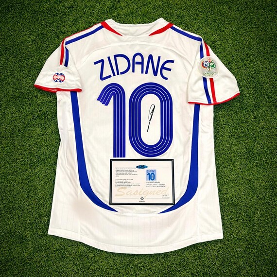 ZIDANE France 2006 Away Retro Jersey | Vintage Soccer Shirt