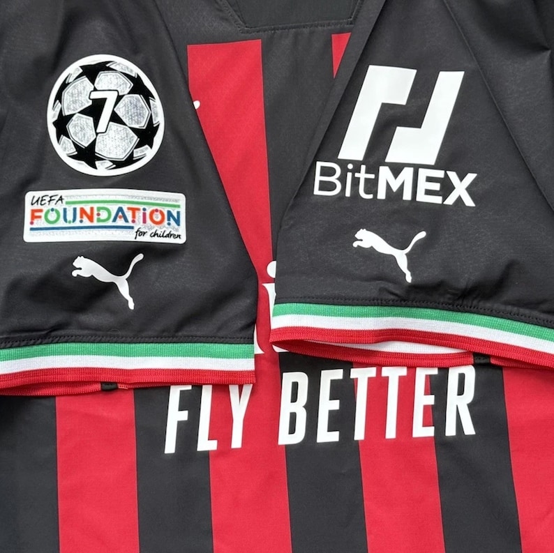 Zlatan Ibrahimovic AC Milan 2022/23 Jersey – Retro Football Shirt (Printed Signature) image 4