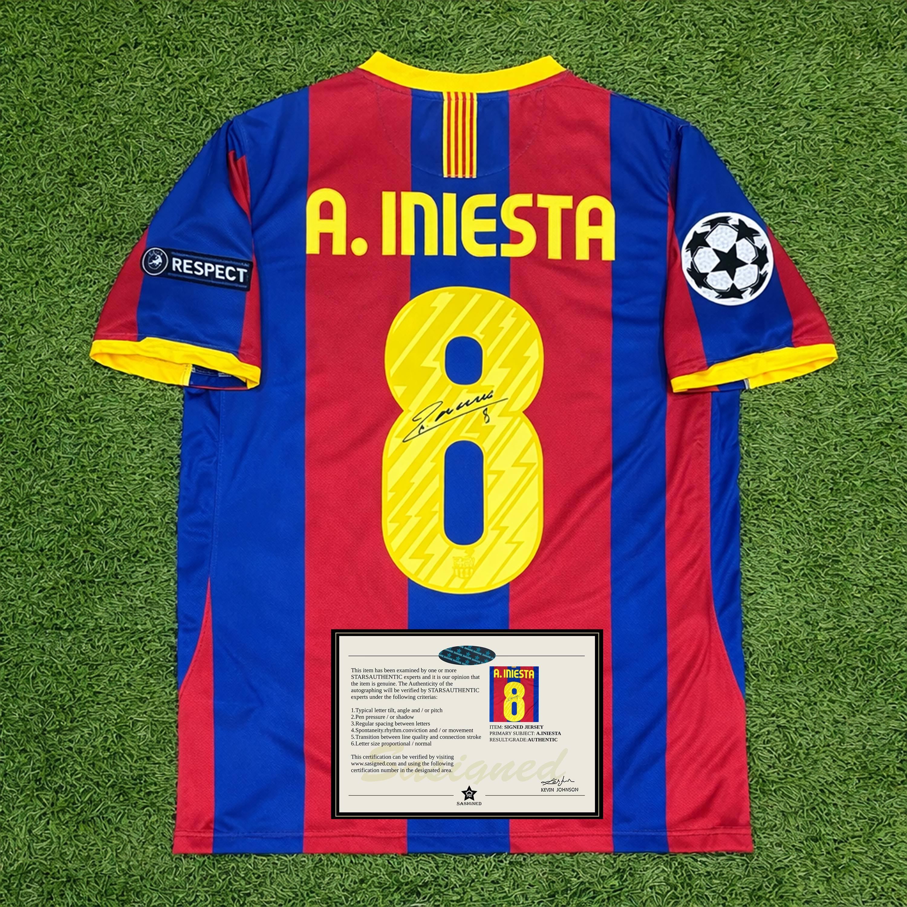 2017-18 Barcelona Away Shirt A.Iniesta #8