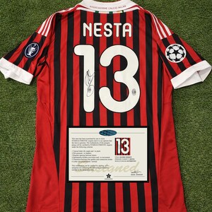 ウェア y2k 90s AC Milan NESTA soccer shirt M Ac Milan Nesta - Etsy