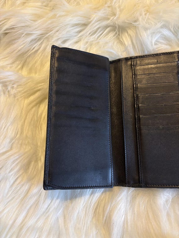 Authentic Gucci Black Embossed Monogram Wallet - image 5