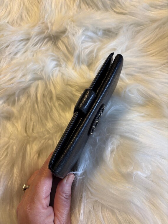 Authentic Gucci Black Studded Interlocking GG Des… - image 9