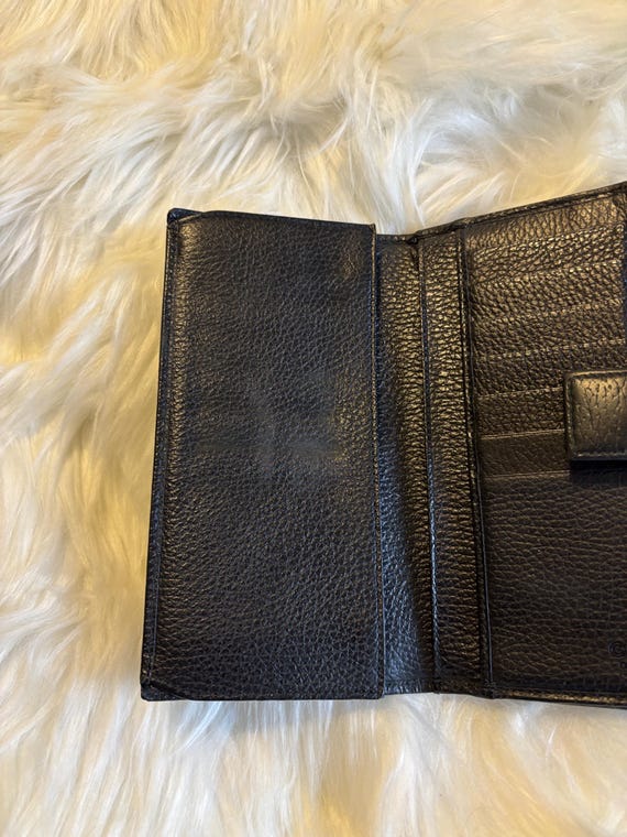 Authentic Gucci Black Studded Interlocking GG Des… - image 5