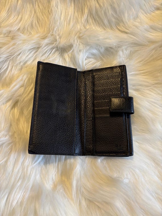 Authentic Gucci Black Studded Interlocking GG Des… - image 3