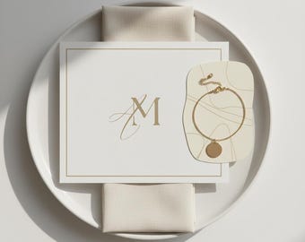AM Monogram - Wedding Initial - Transparent Background - Instant Download
