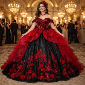 princess polly baby blue dress red and black quinceanera dresses main image 0