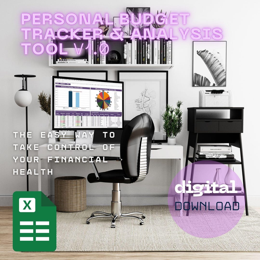 Personal Budget Tracker & Analysis Tool V1.0 | Ratio-based and ...