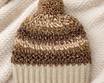 Easy Crochet Beanie Hat Pattern | Beginner Friendly PDF
