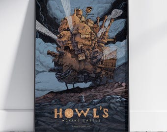 Howl's Moving Castle Poster | Sophie Wall Art | Premium Matte Paper Print | Gift Movie Poster
