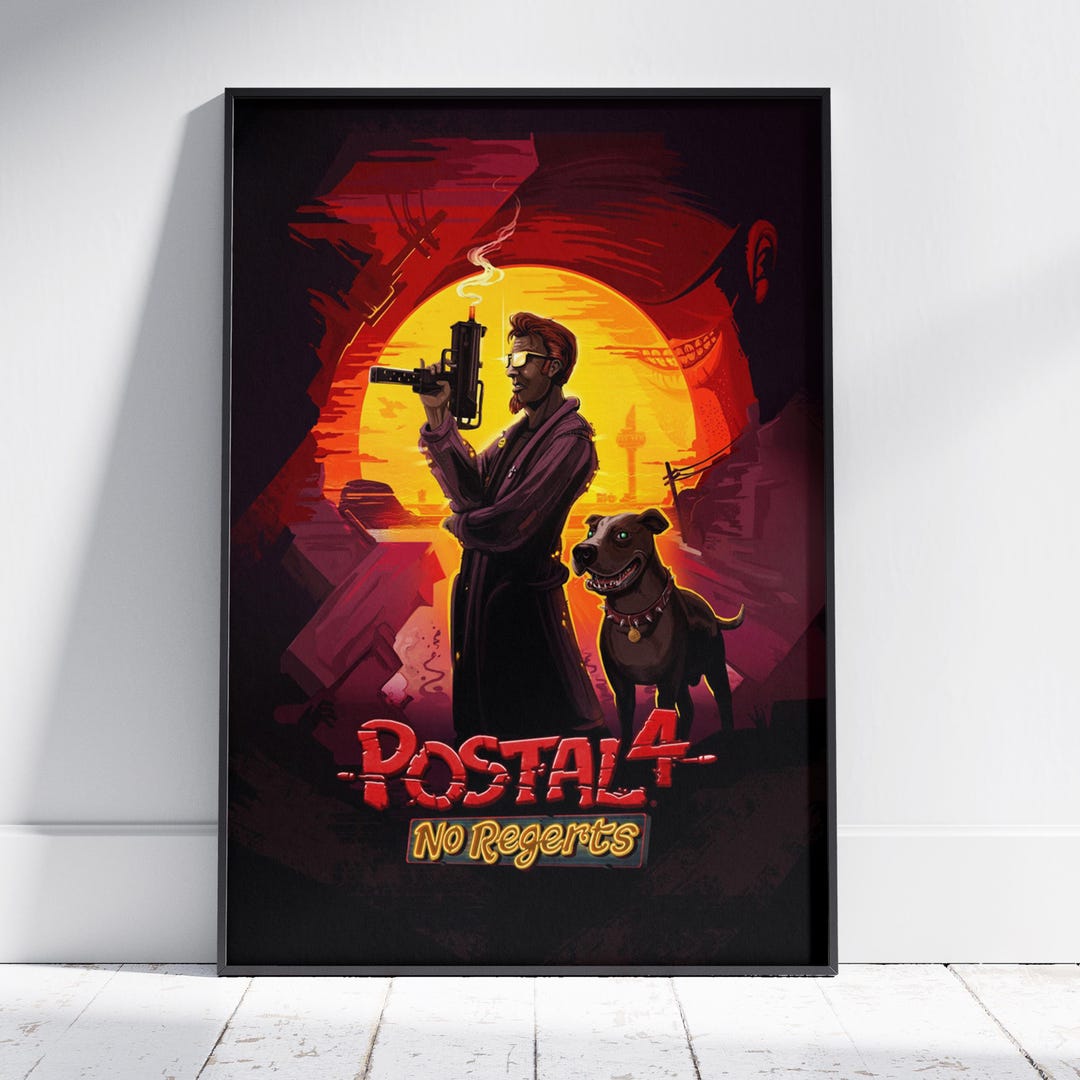 Postal Poster | the Postal Dude Wall Art | Premium Matte Paper Print ...
