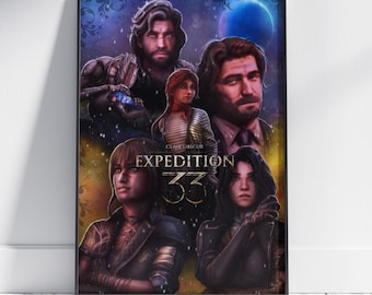 Expedition 33 Poster | Clair Obscur Wall Art | Premium Matte Paper Print | Gift Game Poster