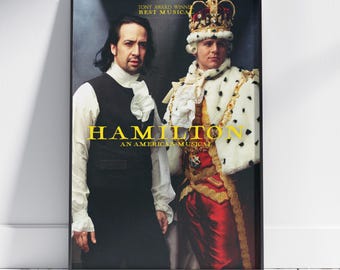 Hamilton Poster | Alexander Hamilton Wall Art | Premium Matte Paper Print | Gift Movie Poster
