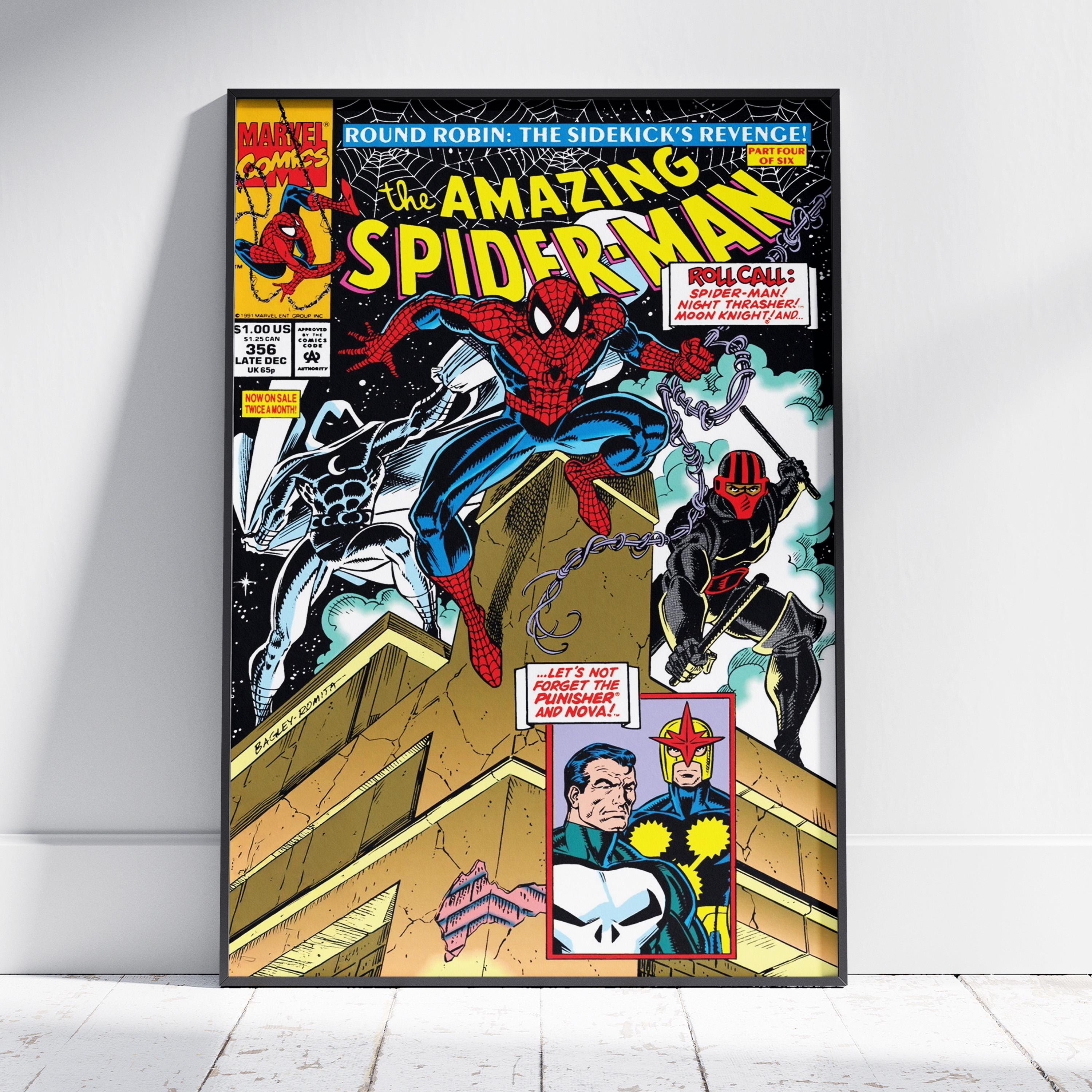 Spider-man Comic Poster | Peter Parker Wall Art | Premium Matte Paper ...