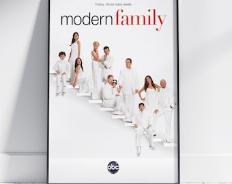 Modern Family Poster | Jay Pritchett Wall Art | Premium Matte Paper Print | Gift TV Show Poster