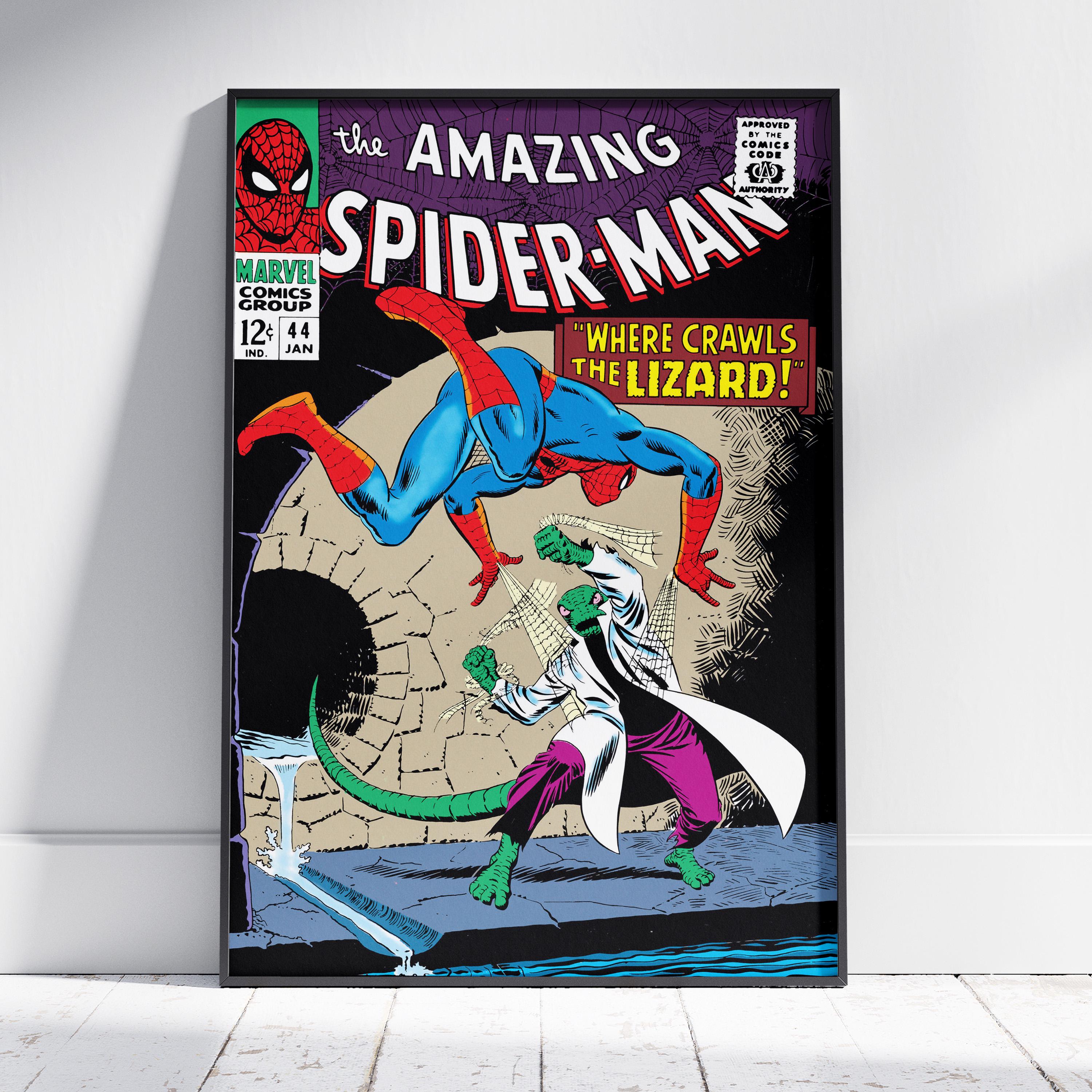 Spider-man Comic Poster | Peter Parker Wall Art | Premium Matte Paper ...