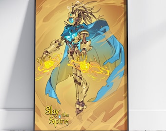 Póster de Slay the Spire / Arte de pared silencioso / Impresión en papel mate premium / Póster de juego de regalo