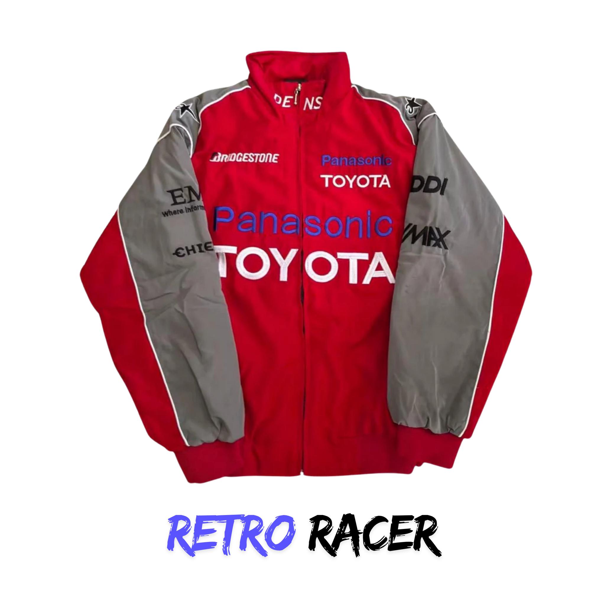 希少 F1 Panasonic TOYOTA Racing Jacket 刺繍 toyota-f1-vintage-racing-