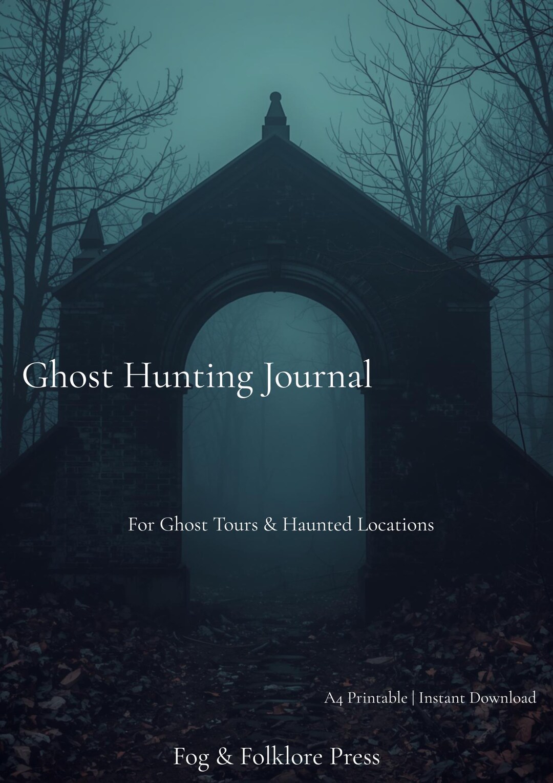 Ghost Hunting Journal Printable | Haunted Experience Notebook ...