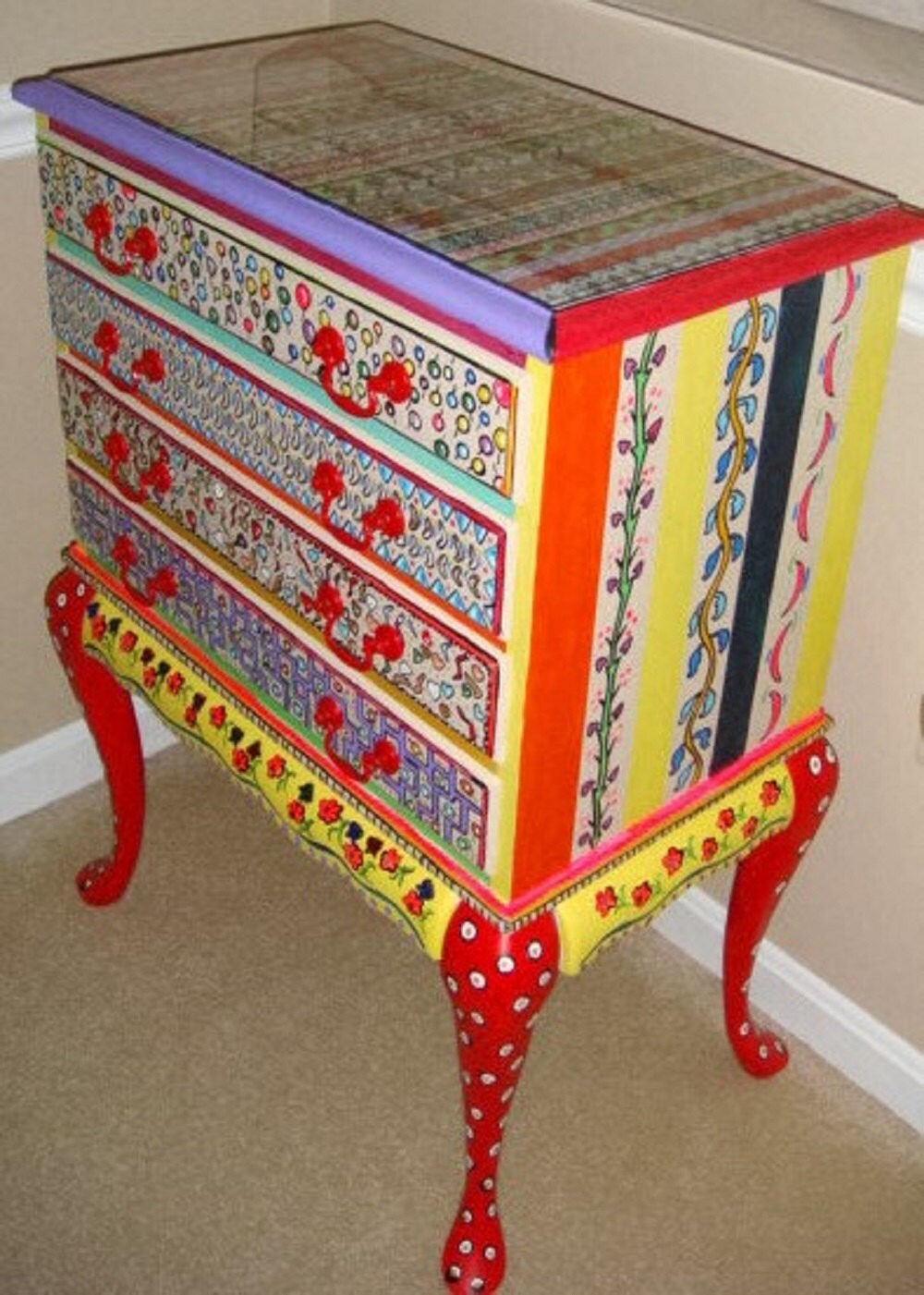 Utensils can be stored in art Etsy