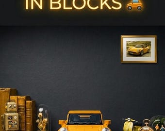Gepersonaliseerde autobaksteenmodelkit, aangepaste foto voertuigbouwstenen, replica minisportwagen, aangepast kentekencadeau, cadeau autoliefhebber