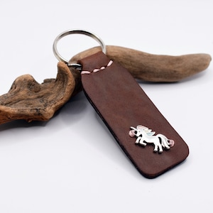 PERSONALIZED Unicorn Keychain, Custom Engraved Keychain, Fairytale Keychain, Cute Rainbow Unicorn Keyring, Mythical Unicorn Keychain